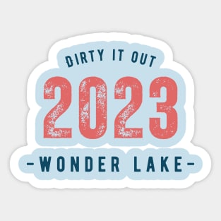 dirty it out Sticker